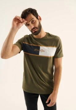 Pier One T-Shirt Print - Olive -Pier One Mannenmode Winkel 278a926a56ad48acac192ff4bf9a75a3
