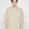 Pier One T-Shirt Basic - Beige -Pier One Mannenmode Winkel 280b77e6265e4601b7aab30f9a6aef1c