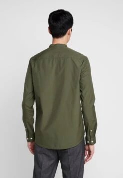 Pier One 2 Pack - Overhemd - Oliv/Black -Pier One Mannenmode Winkel 2938873689d64473bdedf7291e717928