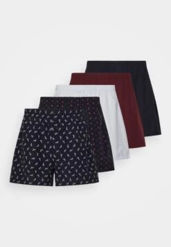 Pier One 5 Pack - Boxershort - Dark Blue/Bordeaux/ Blue -Pier One Mannenmode Winkel 3422d9ed8c4f49da9db171652d2bfcfc