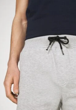 Pier One 2 Pack - Shorts - Mottled Light Grey/Dark Blue -Pier One Mannenmode Winkel 4492c0dabf24436a989a44a463fac6c0