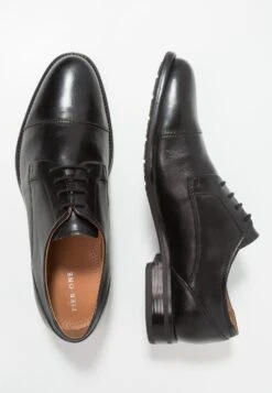 Pier One Leather - Veterschoenen - Black -Pier One Mannenmode Winkel 4553c297e29a4481b8d888939e3e386c
