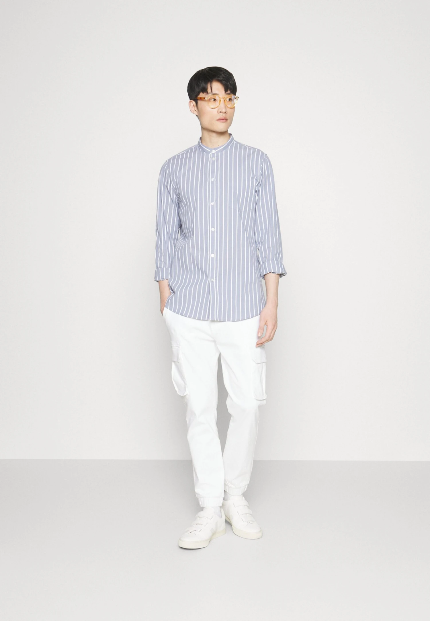 Muscle Fit Stand- Overhemd - Blue Pier One Muscle Fit Stand- Overhemd - Blue -Pier One Mannenmode Winkel 491d2a77a8dc41c49d54cf346612f09d scaled