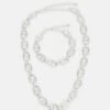Pier One Set Unisex - Ketting - Silver-Coloured -Pier One Mannenmode Winkel 5466d22e6c454c09a0b9f95aa09e9a34