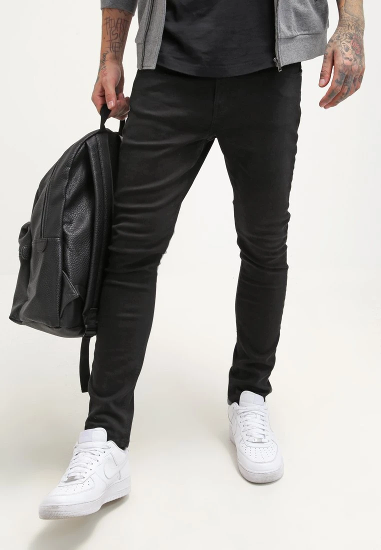 Slim Fit Jeans - Black Denim Pier One Slim Fit Jeans - Black Denim -Pier One Mannenmode Winkel 5841b36a47d54b7fb4ed95fe6cf21483