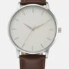Pier One Horloge - Brown/Silvercoloured -Pier One Mannenmode Winkel 5cbea6e04e1b42edbfeb17dce23c134e