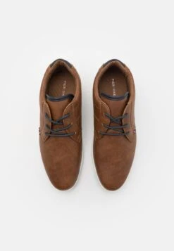 Pier One Sportieve Veterschoenen - Cognac/White -Pier One Mannenmode Winkel 640bfce7340948fdabf914861e9bbb2b
