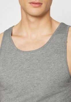 Pier One Rib Vestlue - Hemd - Grey/White/Blue -Pier One Mannenmode Winkel 651f5eab990948179a19a8d8a182168d