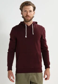 Pier One Hoodie - Bordeaux Melange