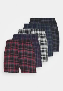 Pier One 5 Pack - Boxershort - Black /Dark Blue /Dark Green