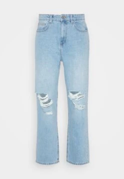 Pier One Distress On Knees - Relaxed Fit Jeans - Light Blue Denim -Pier One Mannenmode Winkel 6c561d8272b94404a72faaf104617fd2