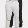Pier One 2 Pack - Trainingsbroek - Black/Mottled Light Grey -Pier One Mannenmode Winkel 7c8b5507bf4c4d598319bfbdcf35bd8d