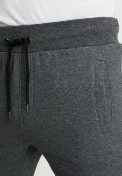 Pier One Trainingsbroek - Mottled Dark Grey -Pier One Mannenmode Winkel 9356a10acbd34cb1b0cd2b087709167a