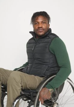 Pier One Bodywarmer - Black -Pier One Mannenmode Winkel a6287727bfd1418cabf8305da2875468