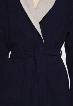 Pier One Shawl Towel Bathrobe - Badjas -Dark Blue -Pier One Mannenmode Winkel b2d1f380240f4cd8892f17a5c0efe1d5
