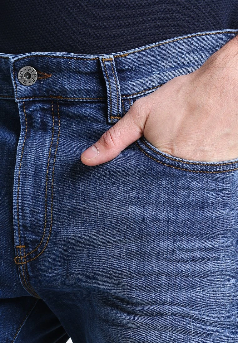 Straight Leg Jeans - Mid Blue Pier One Straight Leg Jeans - Mid Blue -Pier One Mannenmode Winkel b86dfcaf98354d35b01b30966e418ca1