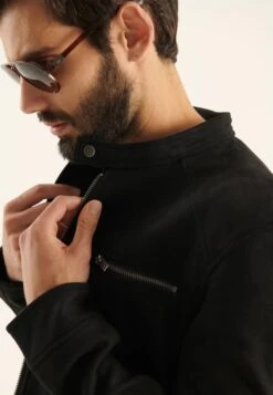 Pier One Imitatieleren Jas - Black -Pier One Mannenmode Winkel c318a0e8153447d2817e0b0e74026954