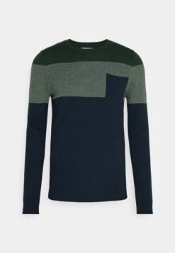 Pier One Trui - Green/Blue -Pier One Mannenmode Winkel c8592c6c2e724b62ad07da25f043da94