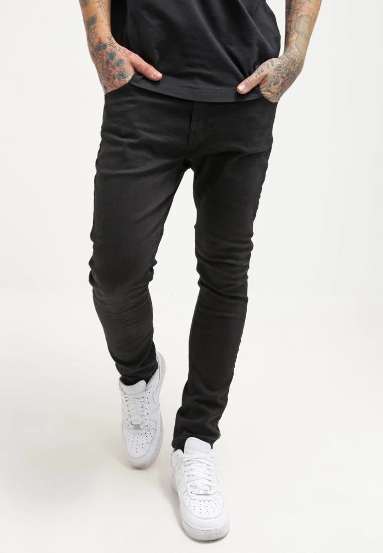 Slim Fit Jeans - Black Denim Pier One Slim Fit Jeans - Black Denim -Pier One Mannenmode Winkel c95b5c66adef4b02b76a41cdc806aaee