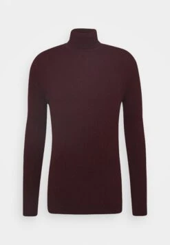 Pier One Muscle Fit Turtle - Trui - Mottled Bordeaux -Pier One Mannenmode Winkel d6bb26cd2a7941d69a2388e64193126d