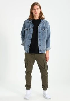 Pier One Cuffed Skinny Trouser- Cargobroek - Khaki 3 Pier One Cuffed Skinny Trouser- Cargobroek - Khaki -Pier One Mannenmode Winkel e04df6720f5344cea28e8703f886f062