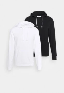 Pier One 2 Pack - Hoodie - Black/White