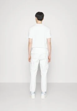 Pier One Cuffed Skinny Trouser- Cargobroek - White -Pier One Mannenmode Winkel eee665d232a84aa99ab70737a0f63199
