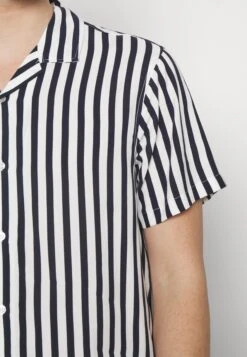 Pier One Overhemd - Dark Blue/White -Pier One Mannenmode Winkel f04216a06fc842d38c3fc0f259374953