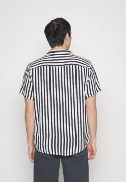 Pier One Overhemd - Dark Blue/White -Pier One Mannenmode Winkel f20c4c98ed0f469fb44c9fcda6a564b8